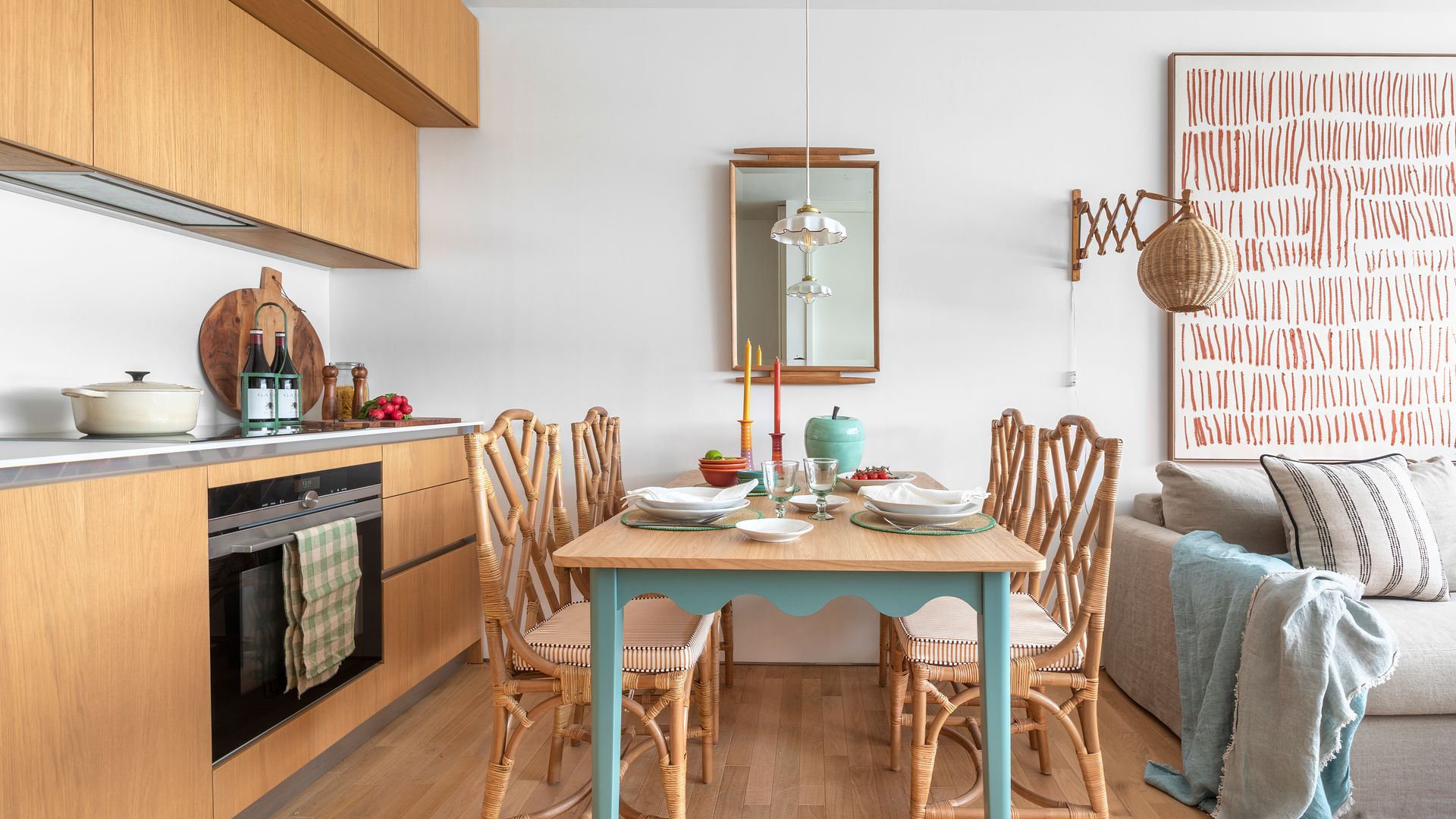 Cocina, comedor y salón