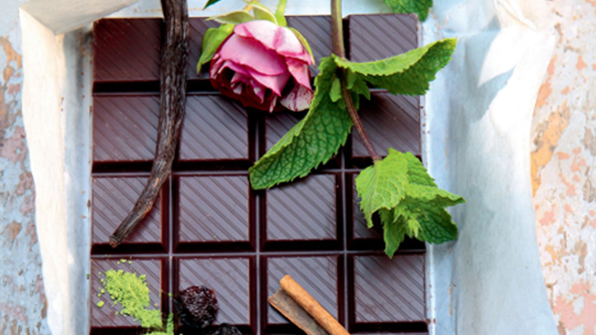 Surtido de tabletas de chocolate