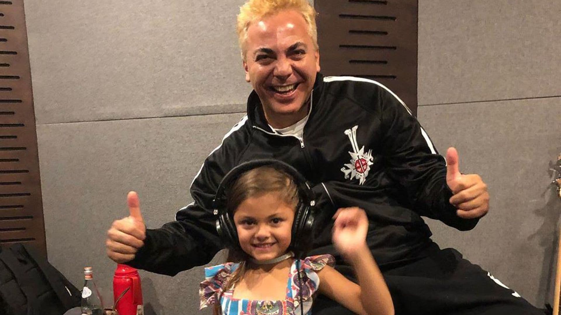 La hija de Cristian Castro se muestra como la fan #1 de su padre: ‘Hoy lanza su segundo disco mi papi’