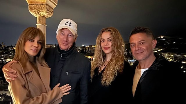 Alejandro Sanz y Richard Gere comparten con sus parejas una cena en Granada