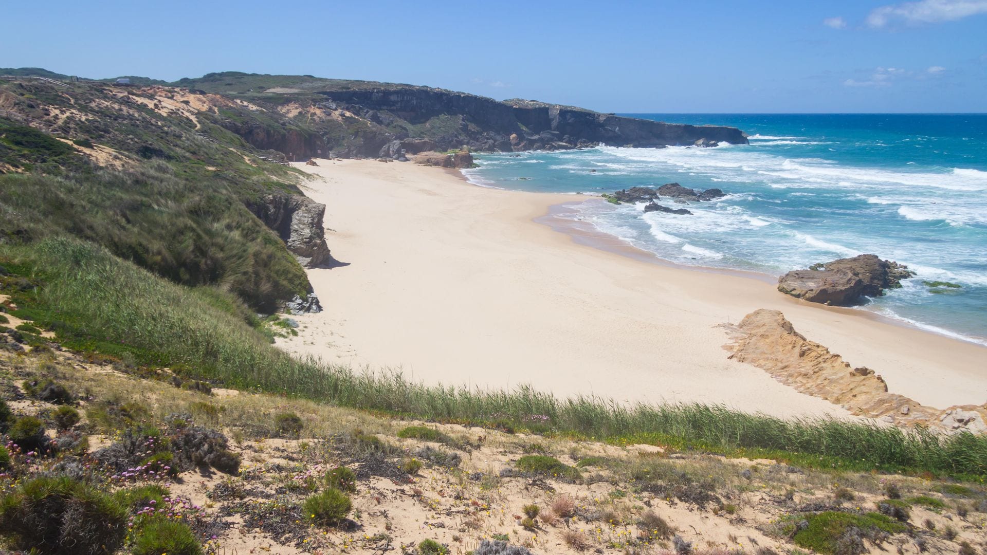 Playa Malhao,  Vila Nova de Milfontes, Alentejo, Portugal