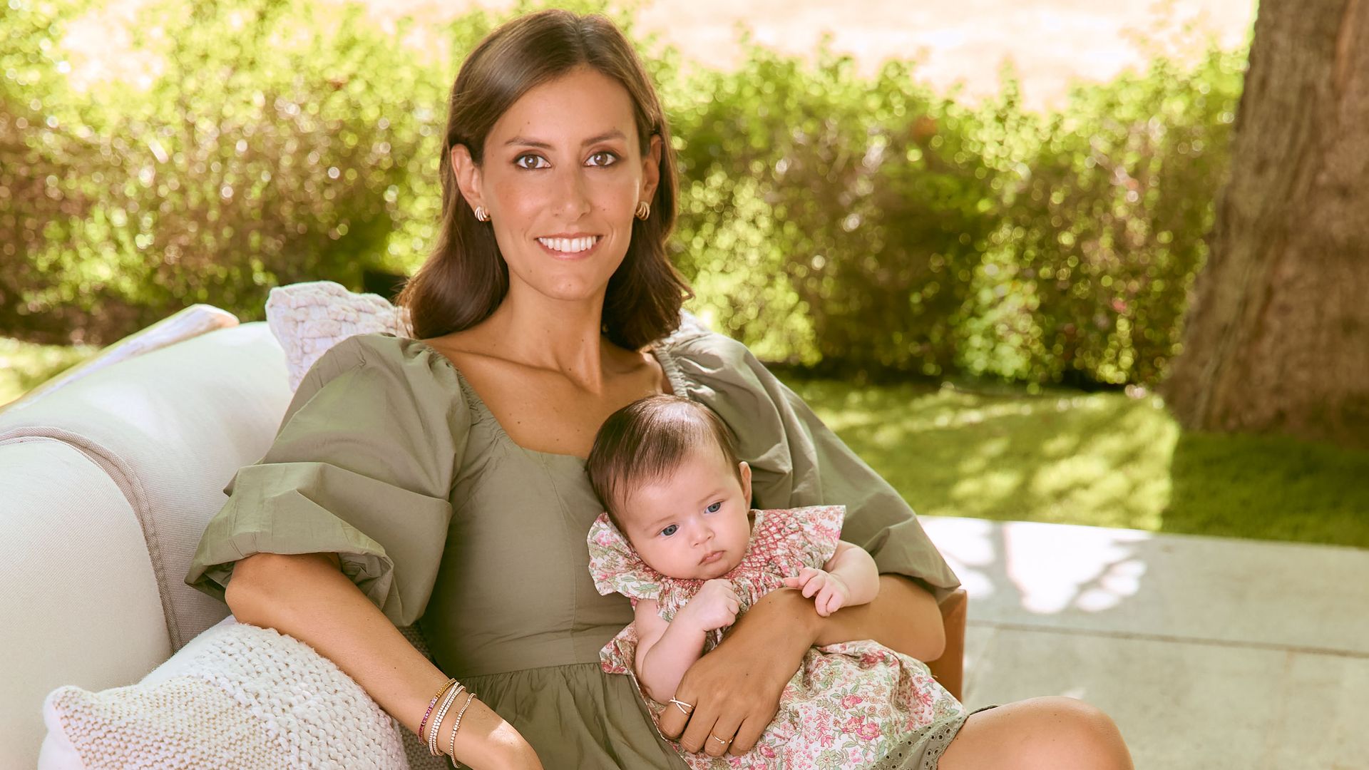 Ana Boyer con su hija Mía