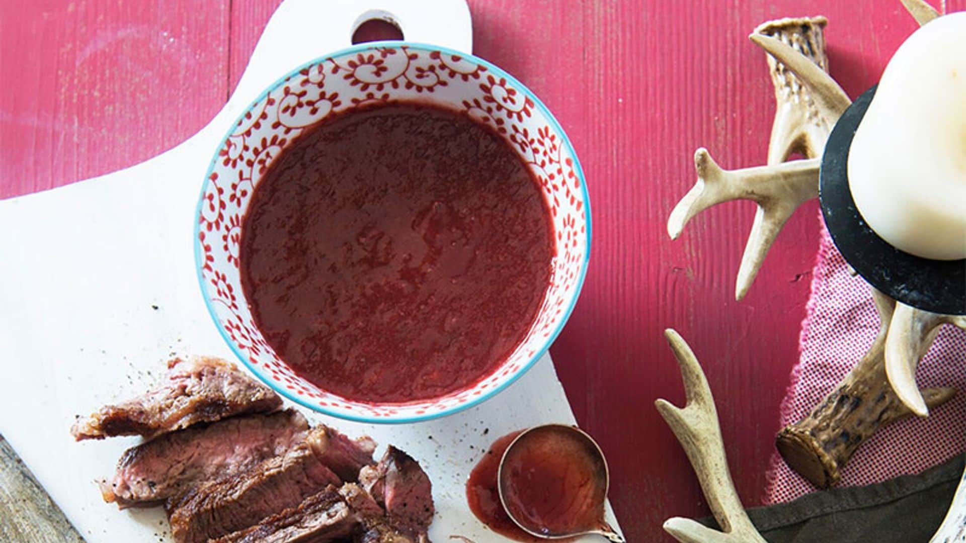 Salsa de arándanos
