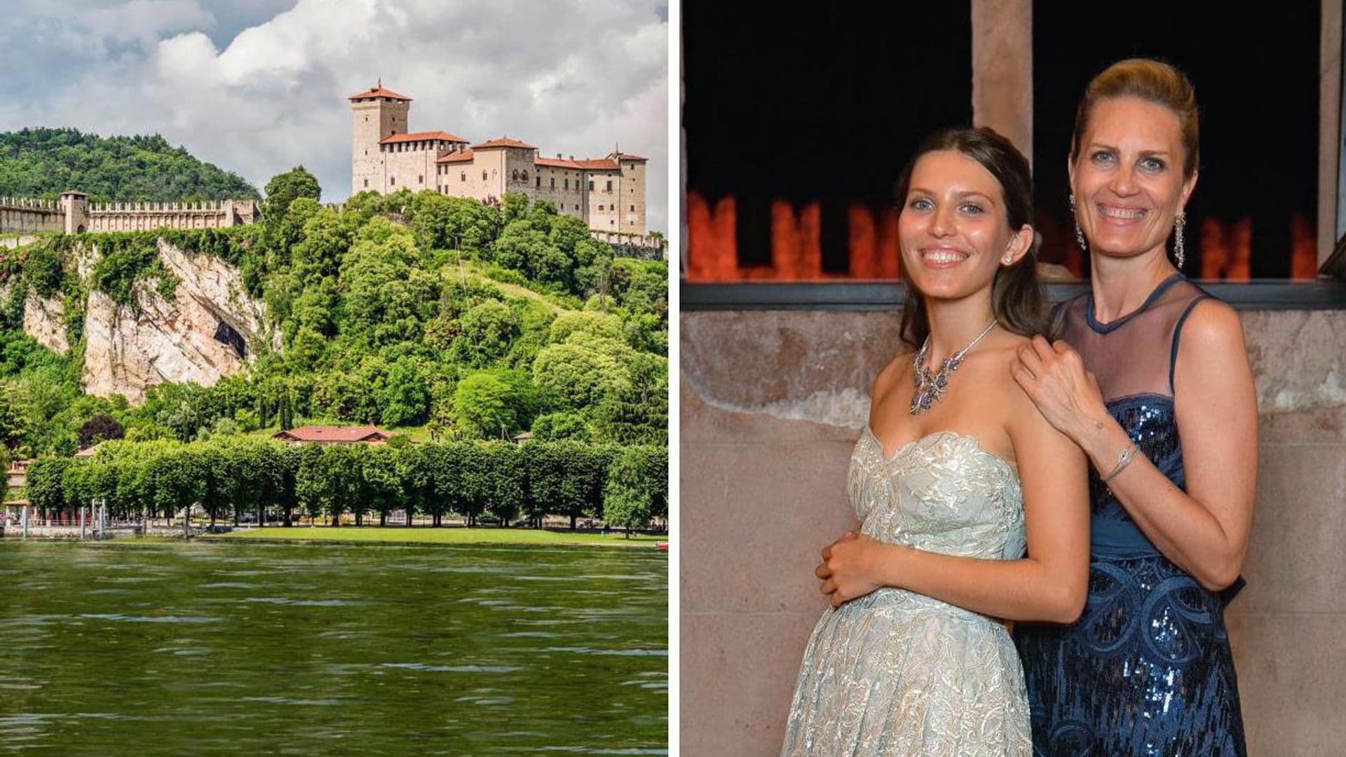 Entramos en Rocca di Angera, el imponente castillo medieval de los Borromeo, en una cita muy especial: la puesta de largo de la hija de Isabella