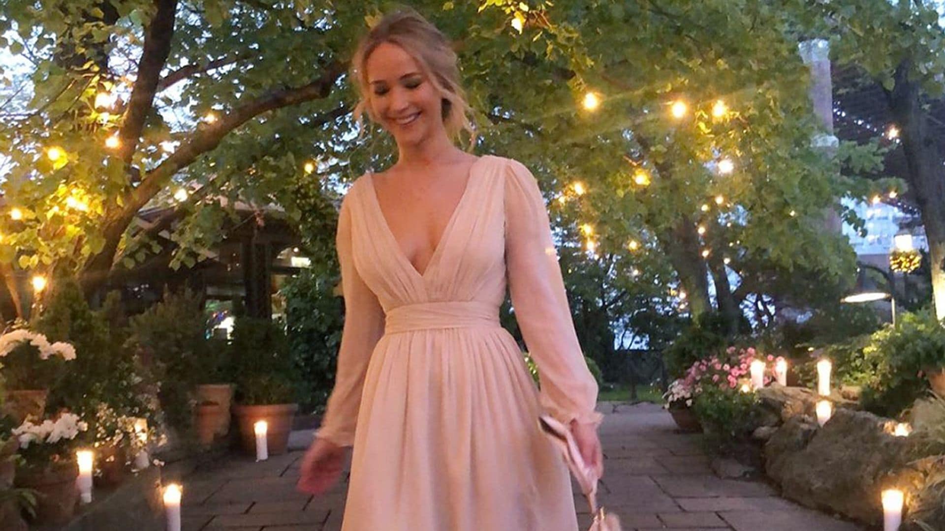 ¡Aquí viene la novia! Jennifer Lawrence celebra su fiesta de compromiso días antes de su boda