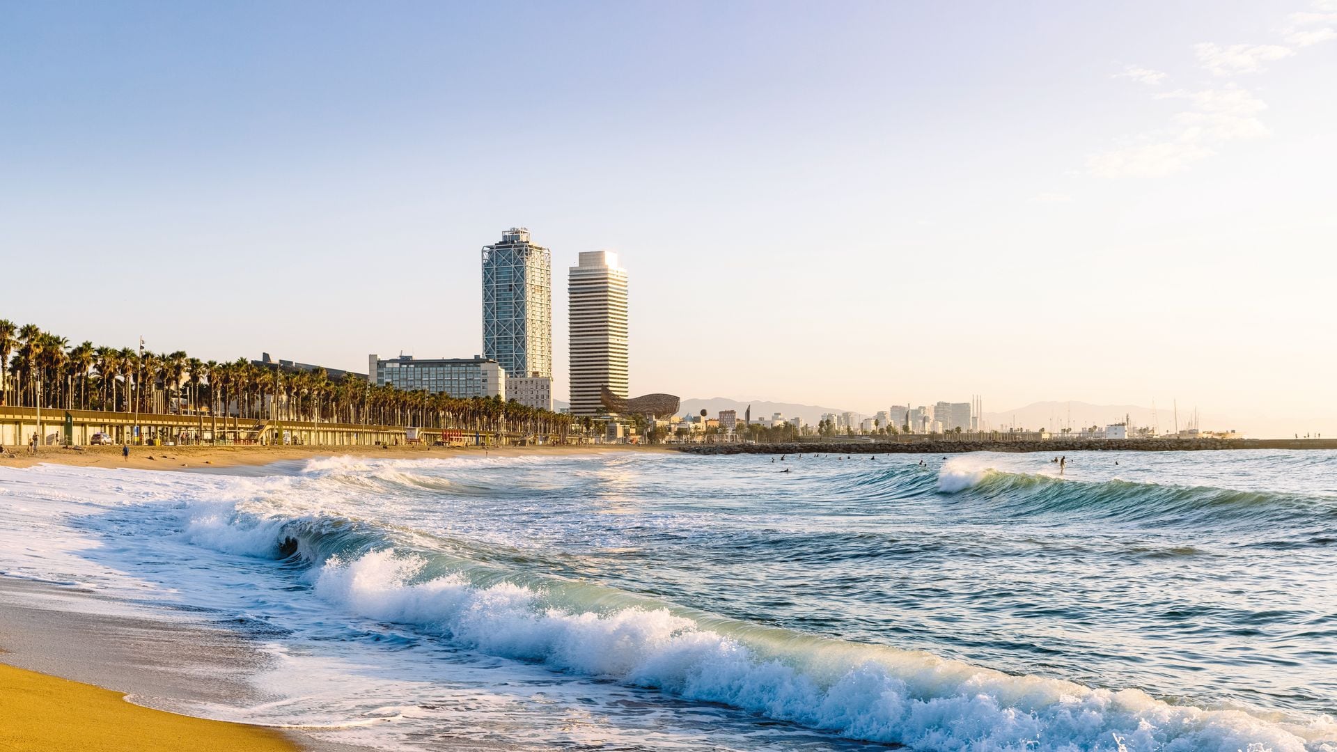 PLAYA SANT SEBASTIÀ en Barcelona