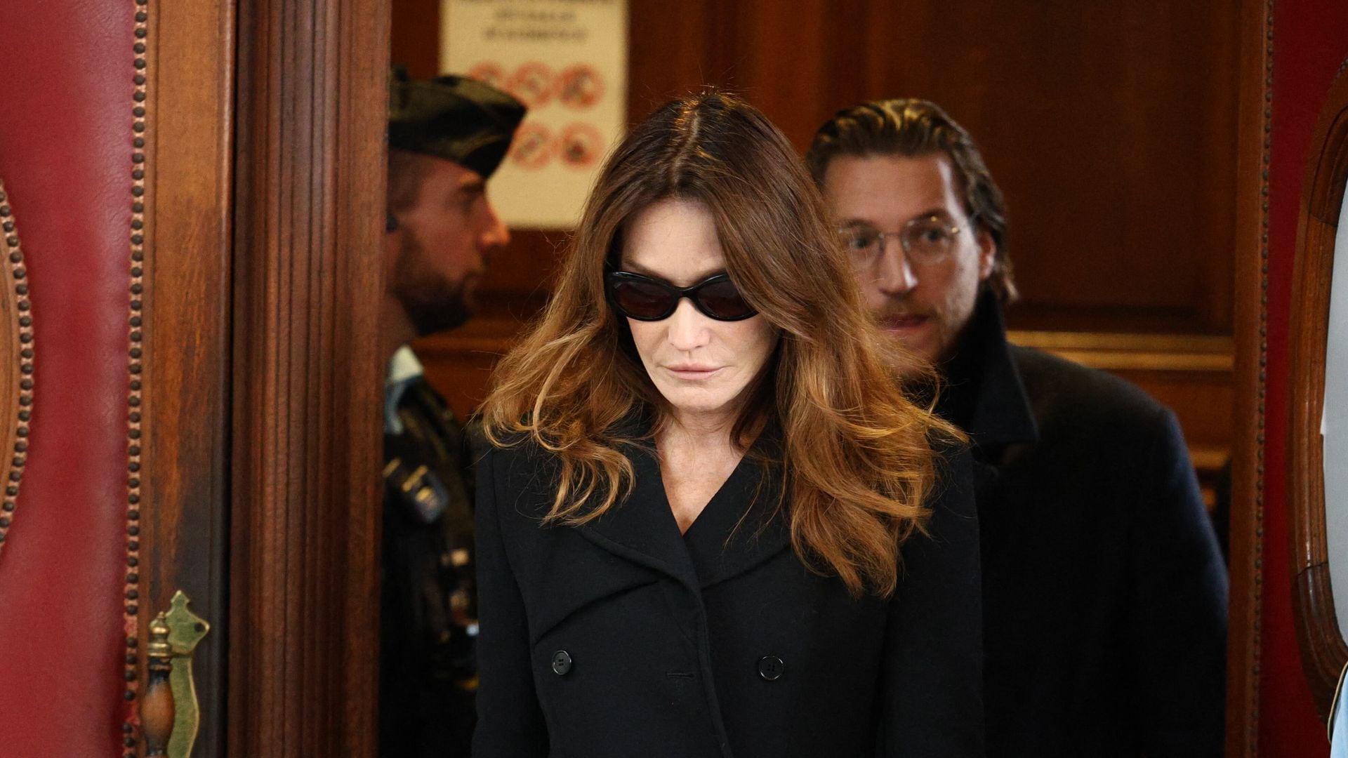 Carla Bruni con Jean Sarkoxy, hijo del expresidente francés