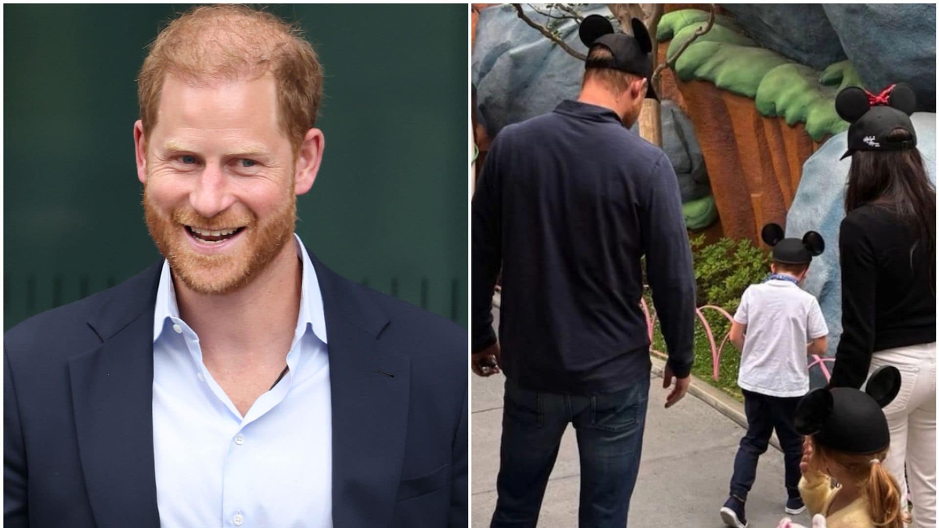 El príncipe Harry reveló detalles de la visita de sus hijos a Disneyland.