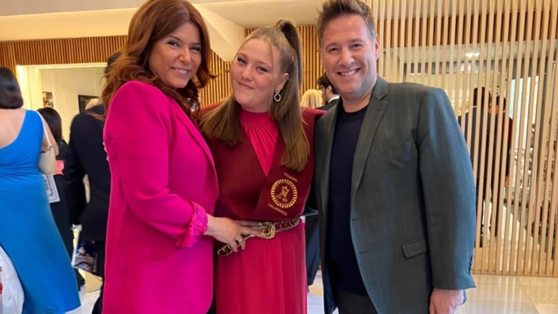 Conoce a la hija de Carlos Latre que acaba de cumplir 18 años con un prometedor futuro como cantante de musicales