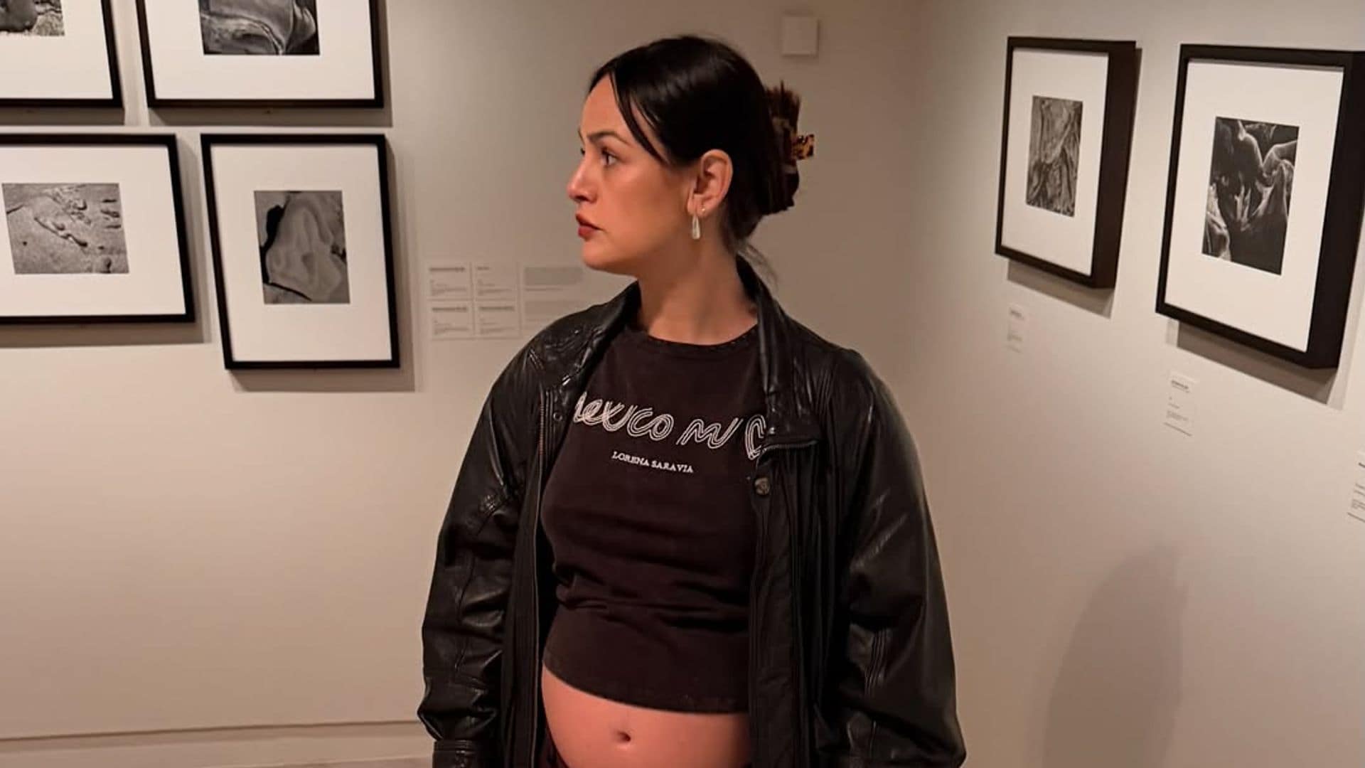 La imagen más feliz de Rocío Aguirre, pareja de C. Tangana, luciendo embarazo