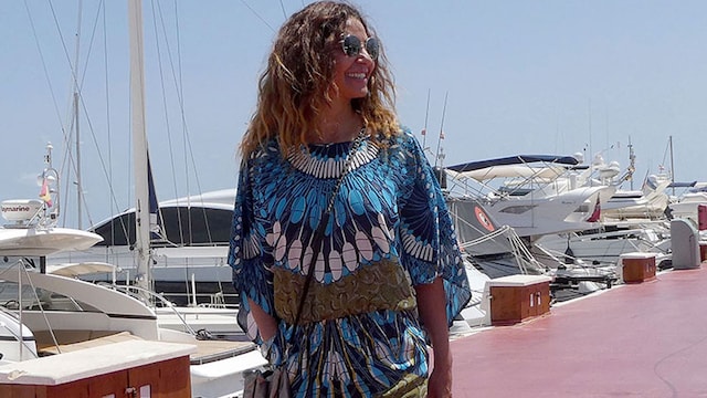 marilo esta disfrutando de unos dias de descanso en marbella