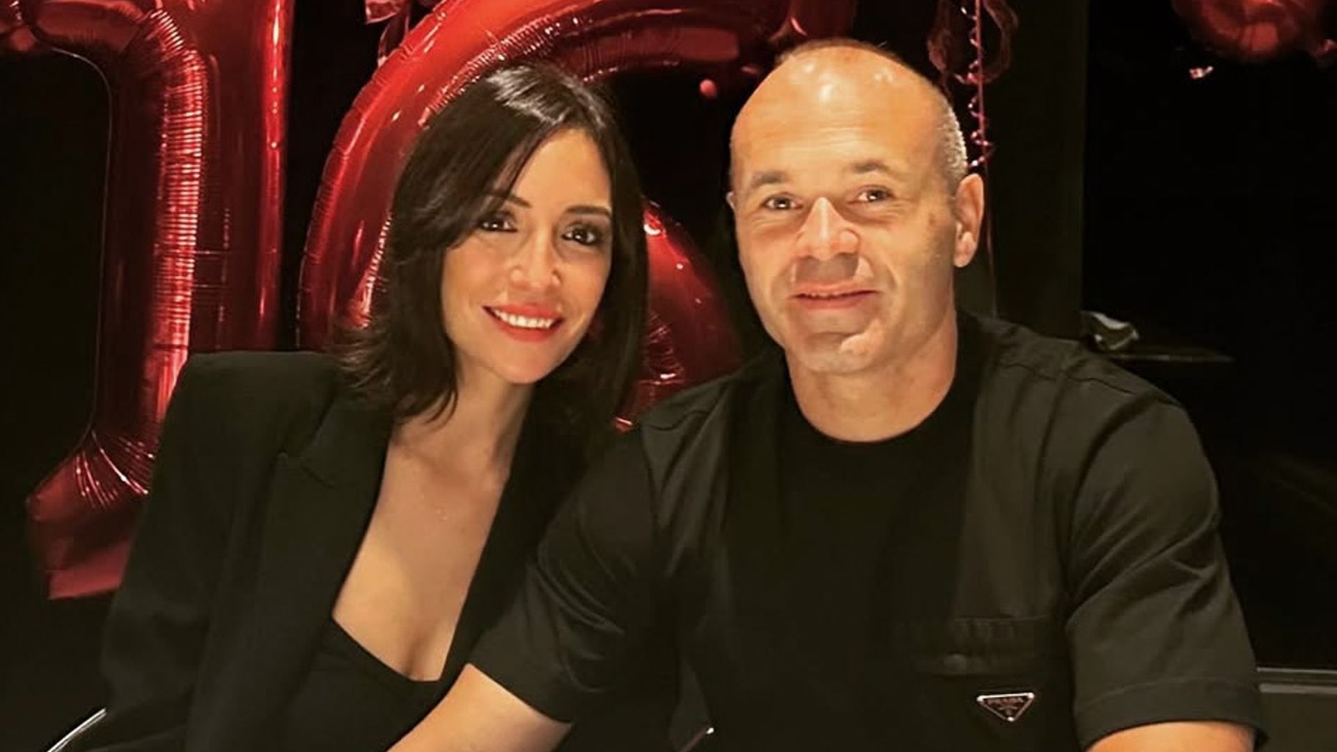 Anna Ortiz y Andrés Iniesta, en una imagen de archivo