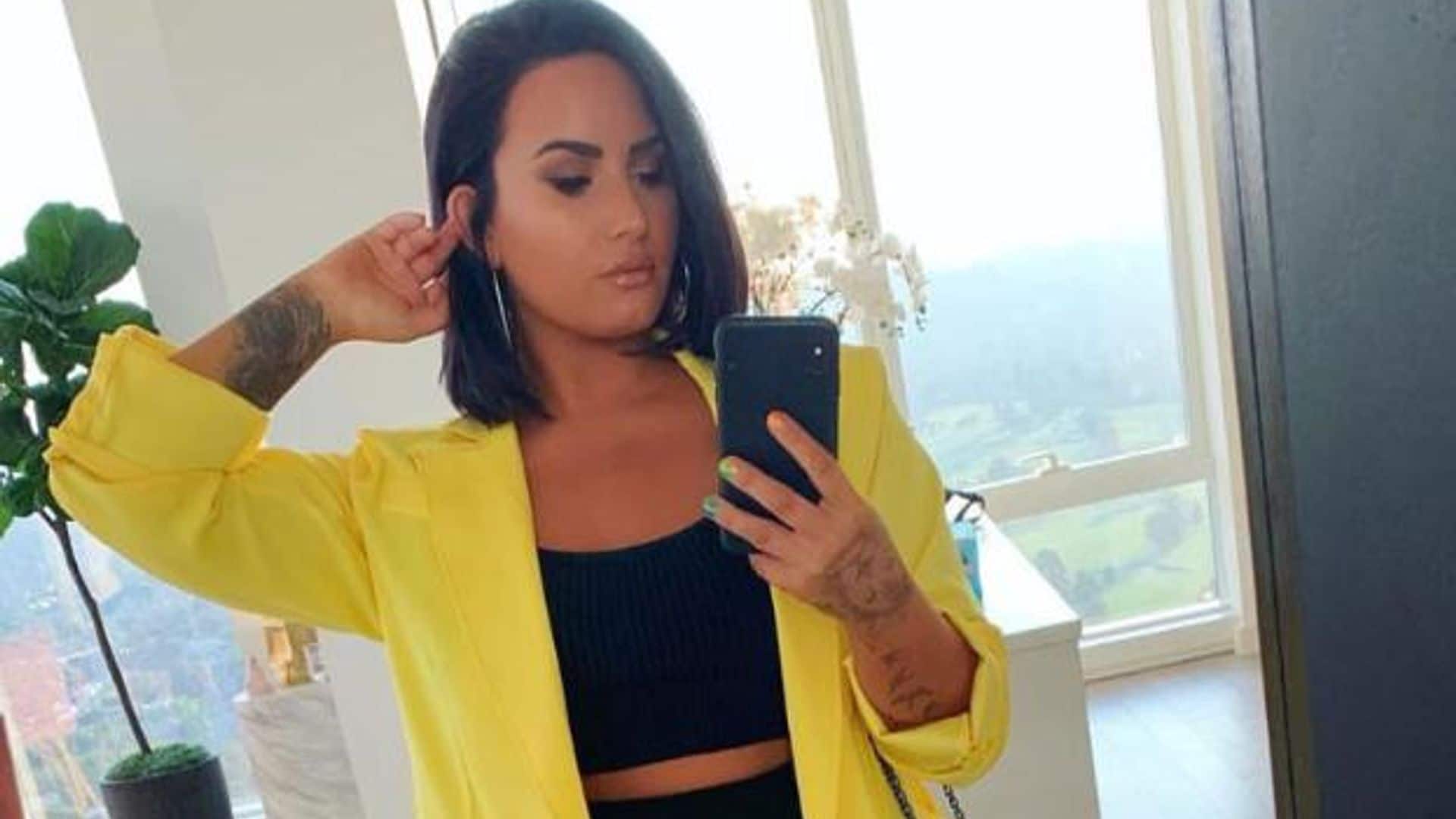 Demi Lovato impacta a sus fans con una foto de ella embarazada