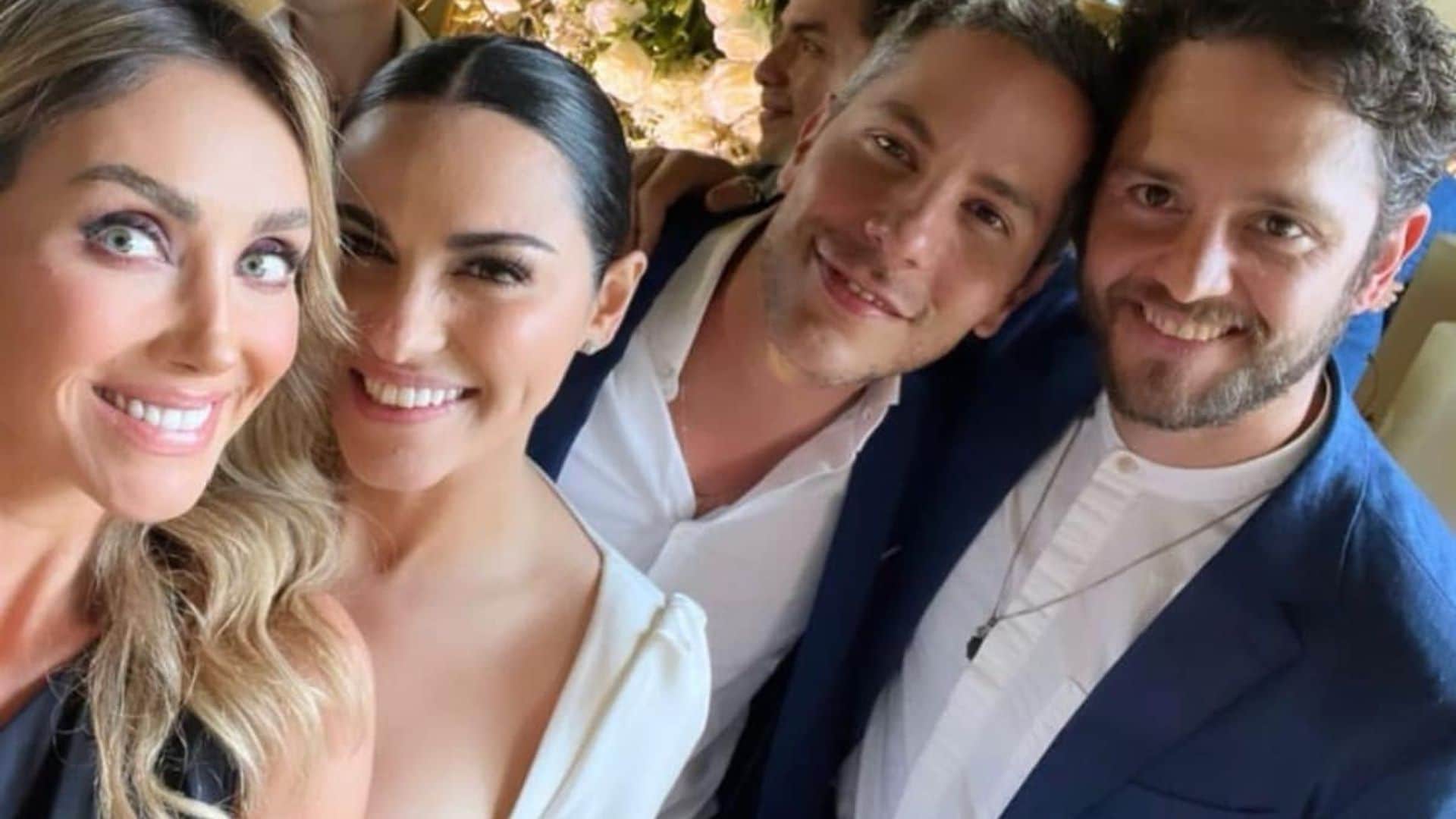 La emocionante reunión de RBD en la boda de Maite Perroni