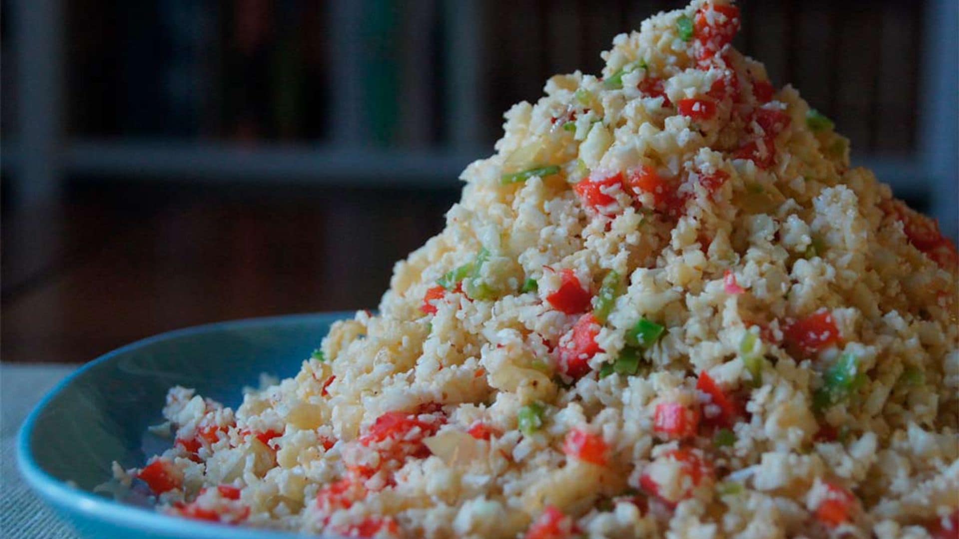 Arroz de coliflor con verduras