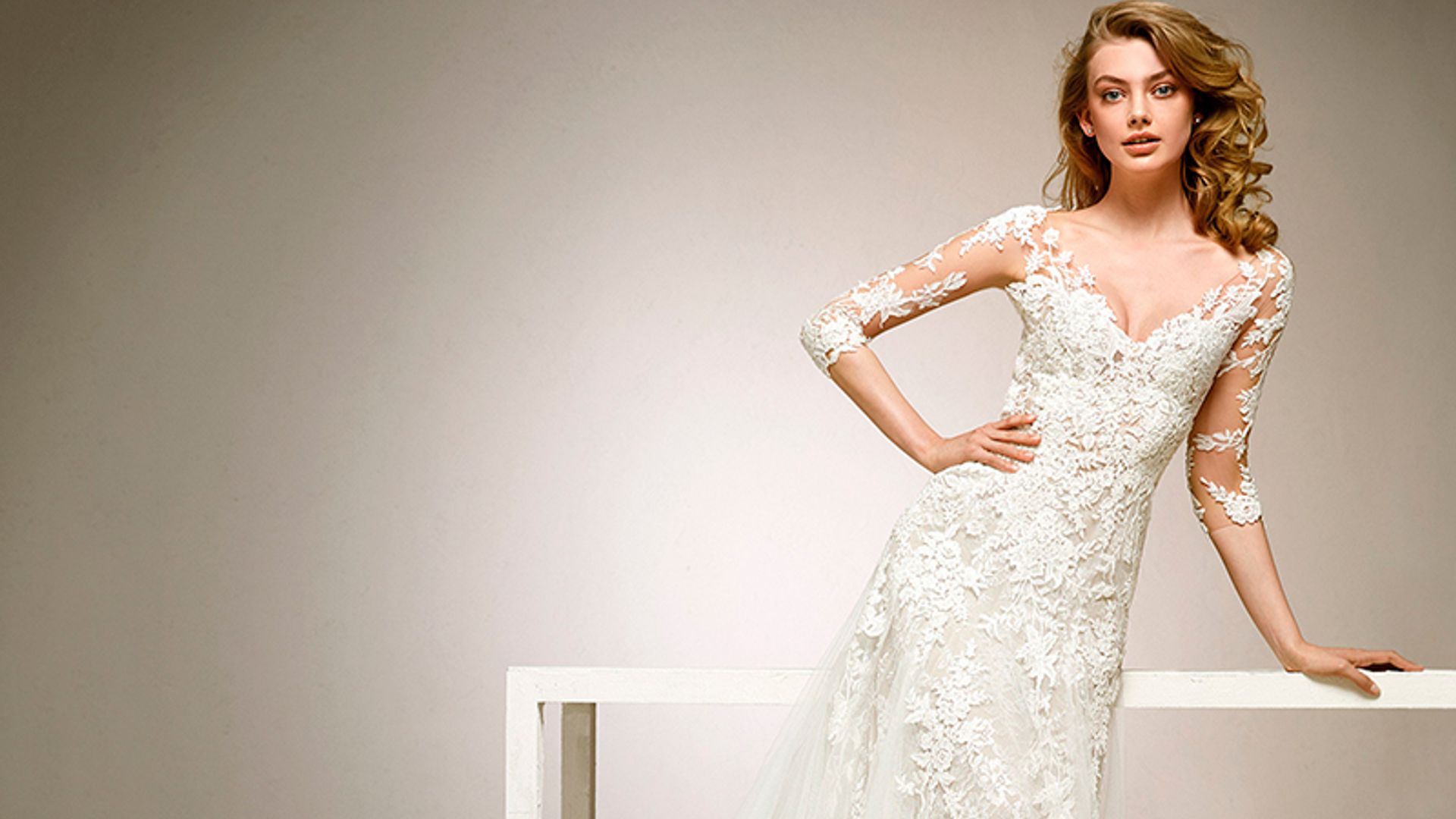 El encaje, todo un clásico en los vestidos de novia