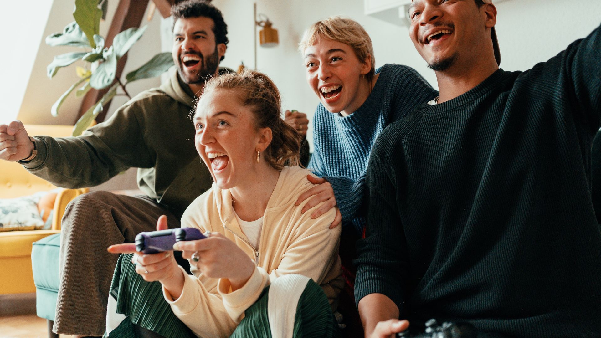 No hay nada más divertido que una tarde con amigos disfrutando de juegos emocionantes y vibrantes.