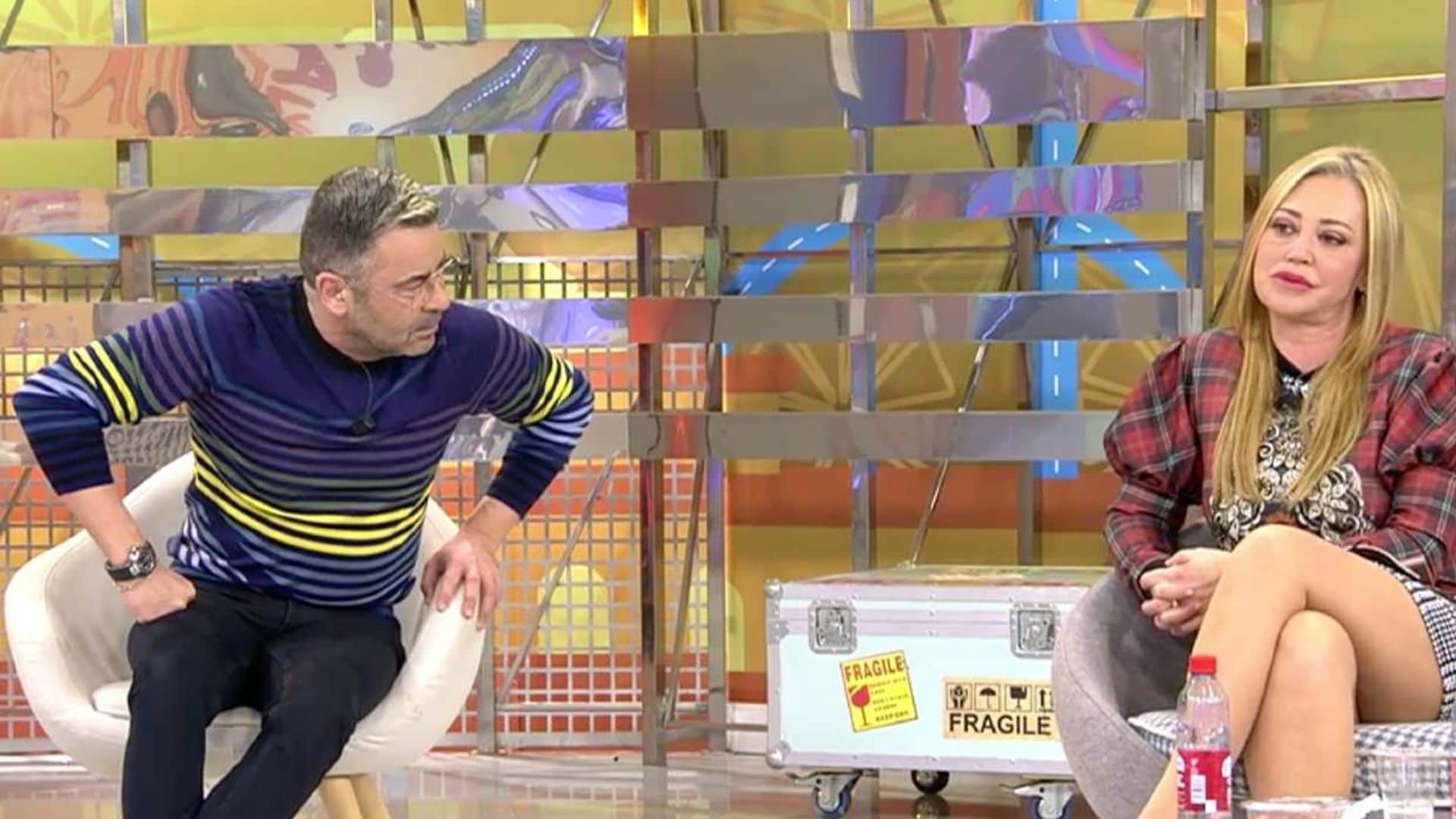 Belén Esteban abandona el plató llorando por un nuevo enfrentamiento con Jorge Javier Vázquez