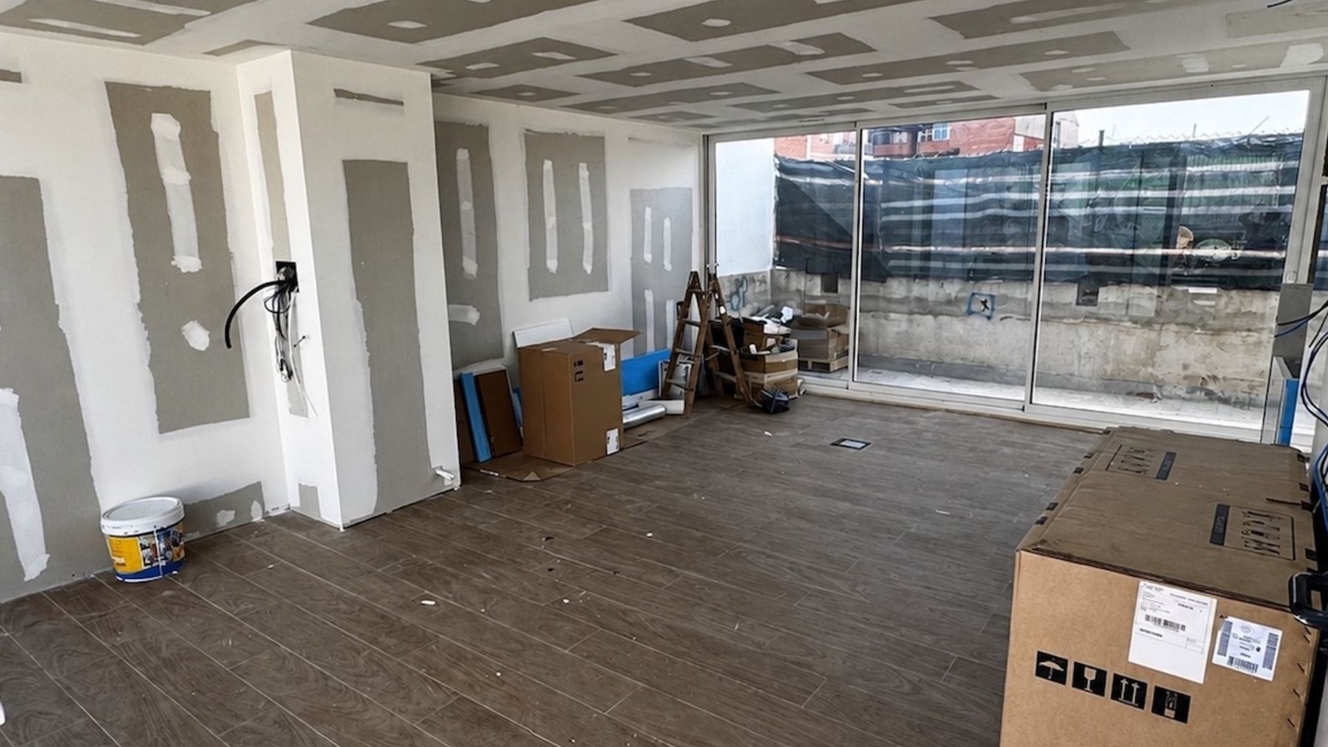 Proceso de las obras del ático
