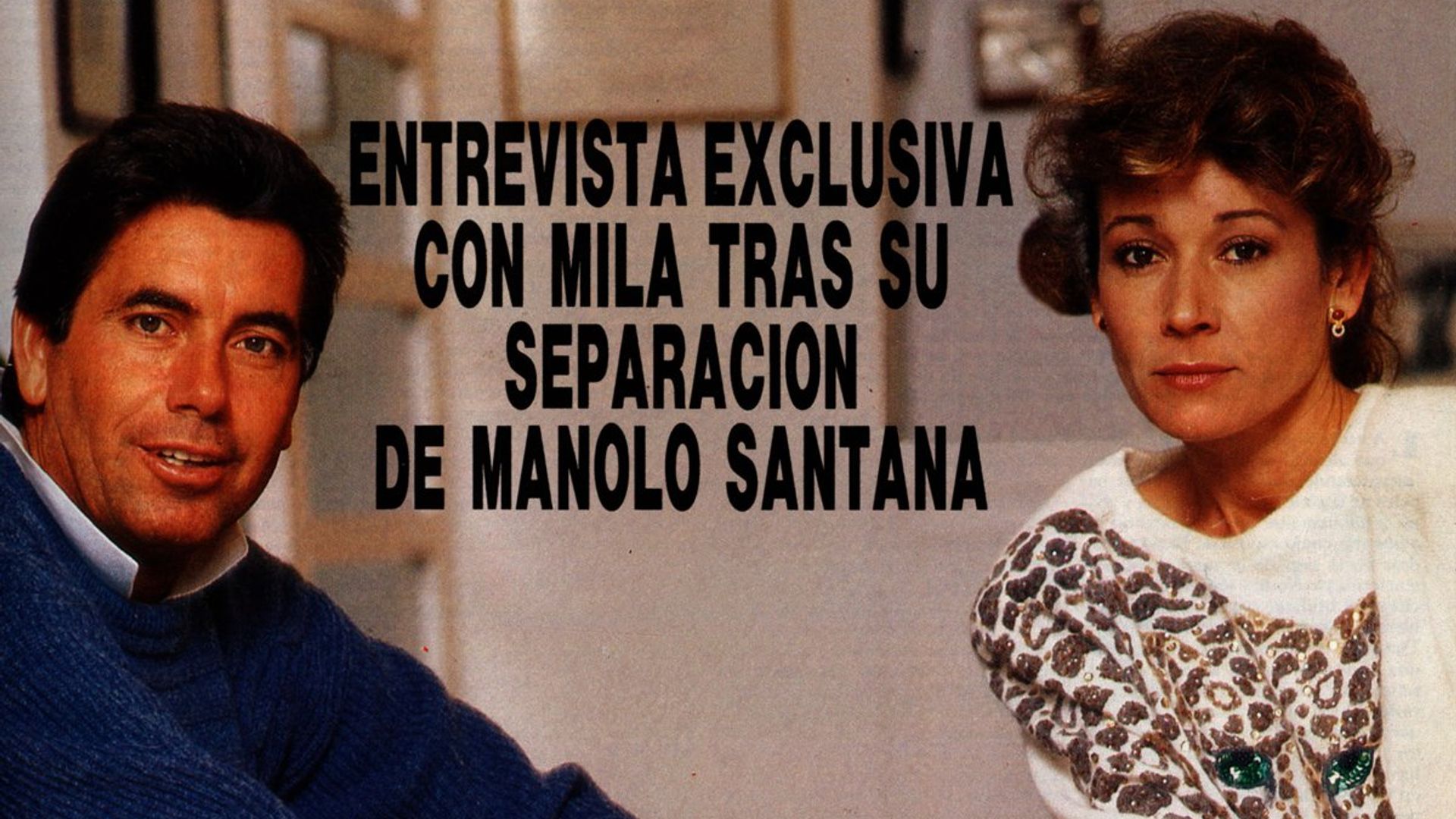 El día que Mila Ximénez reveló en ¡HOLA! las razones de su separación de Manolo Santana: ‘Cuando me casé, idealizaba el matrimonio’