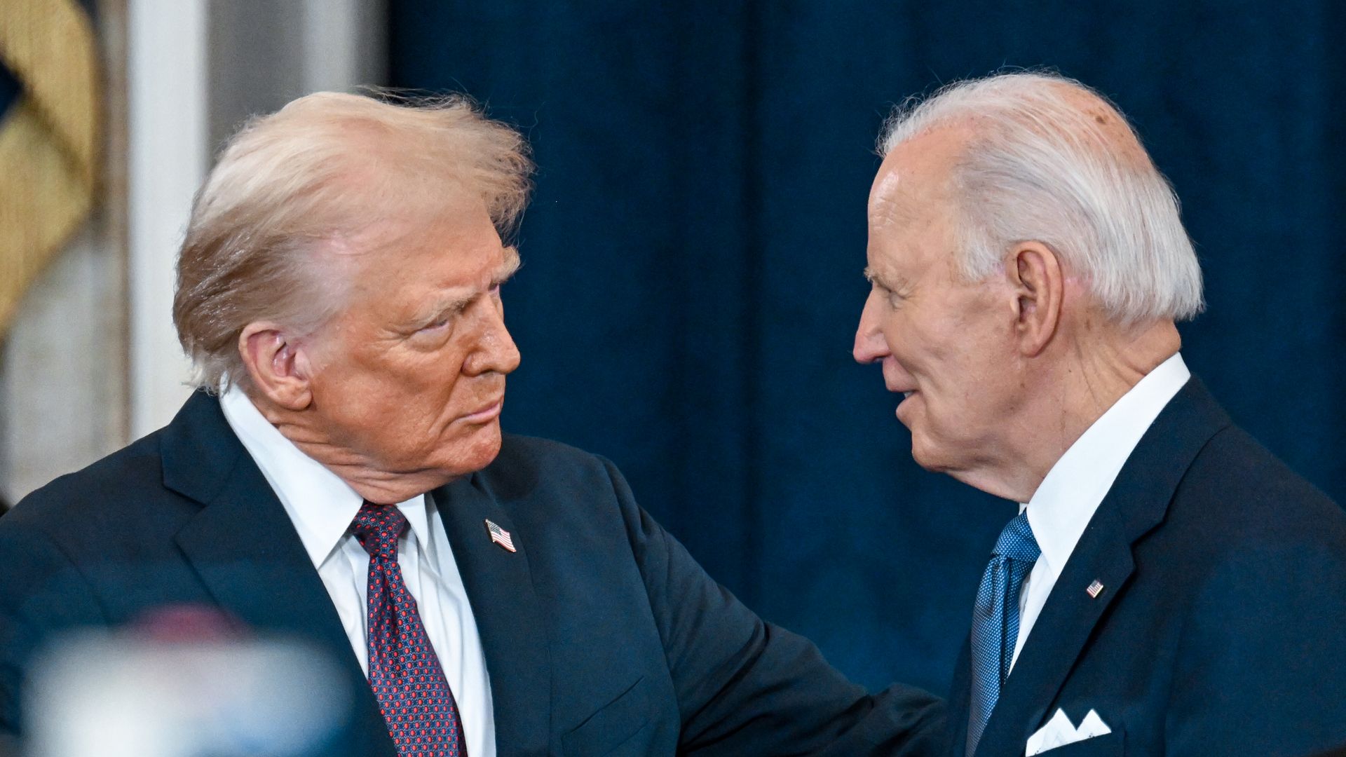 Donald Trump reacciona a la noticia del agresivo cáncer del expresidente Joe Biden