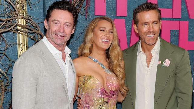 Hugh Jackman, Blake Lively y Ryan Reynolds