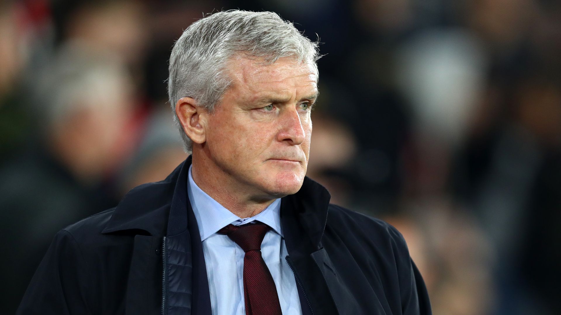 Mark Hughes, durante un partido en 2018