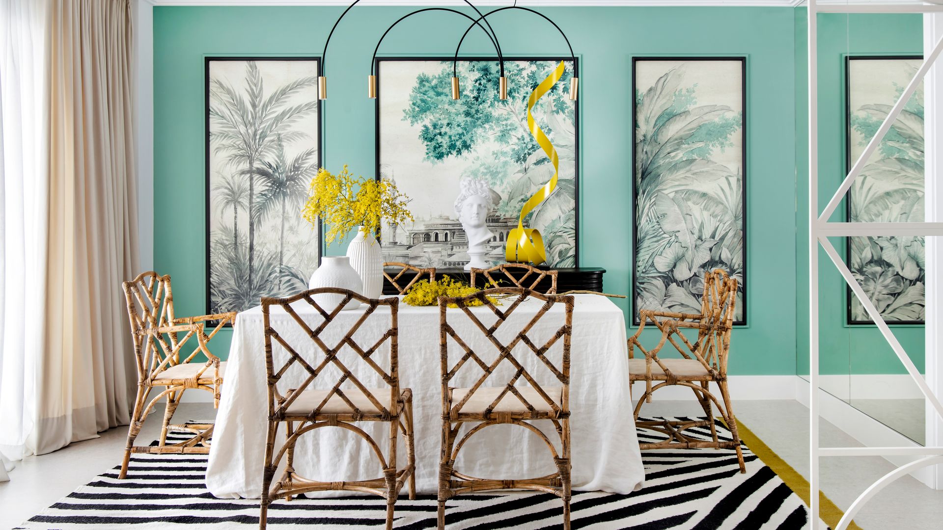 Comedor con color