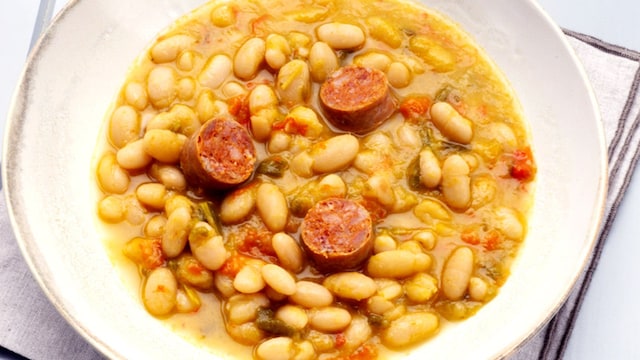alubias chorizo