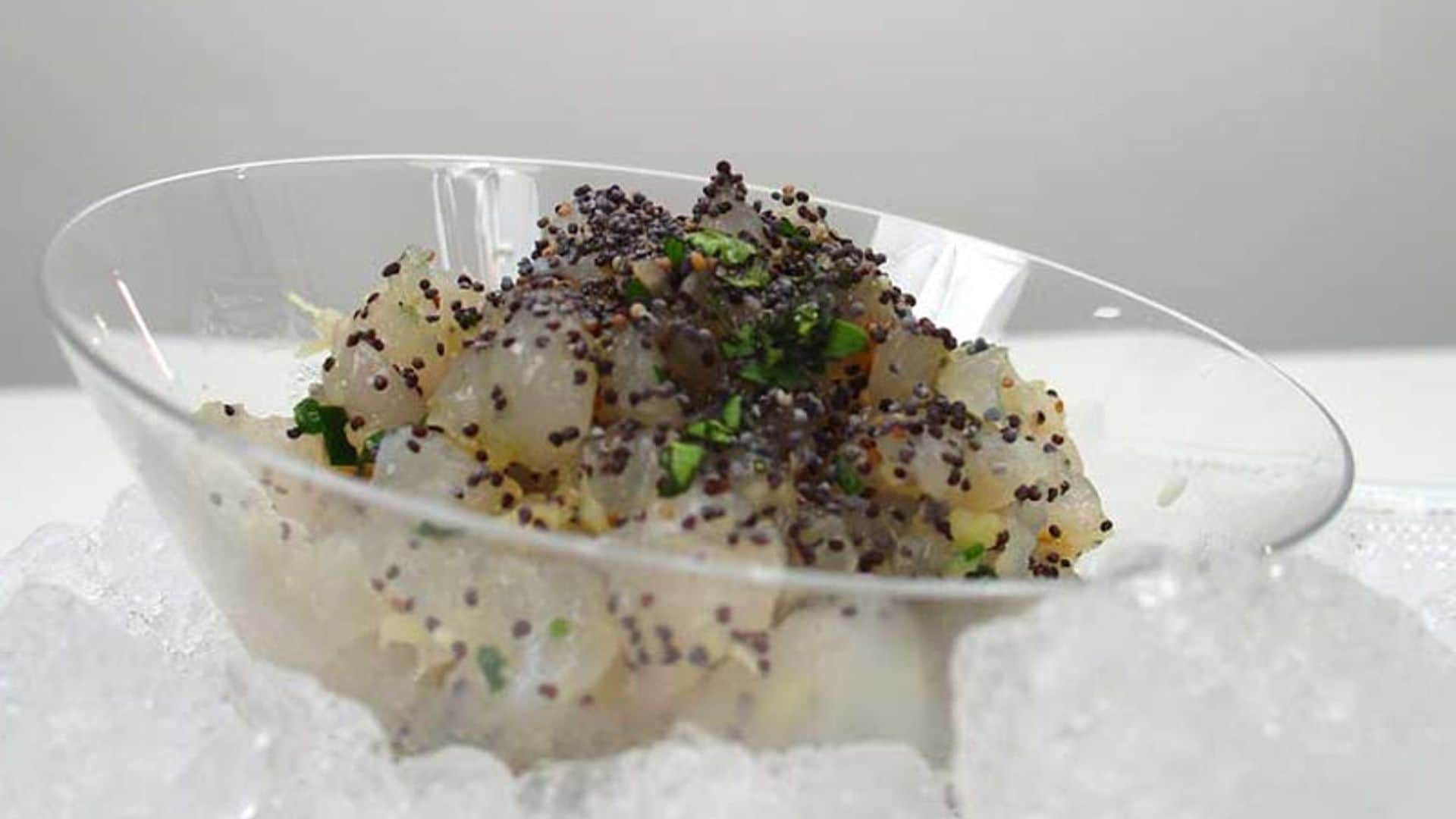 Tartar de bacalao fresco