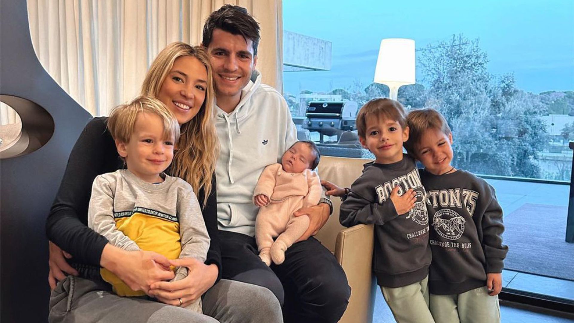 Álvaro Morata y Alice Campello, así es la casa en la que viven con su familia