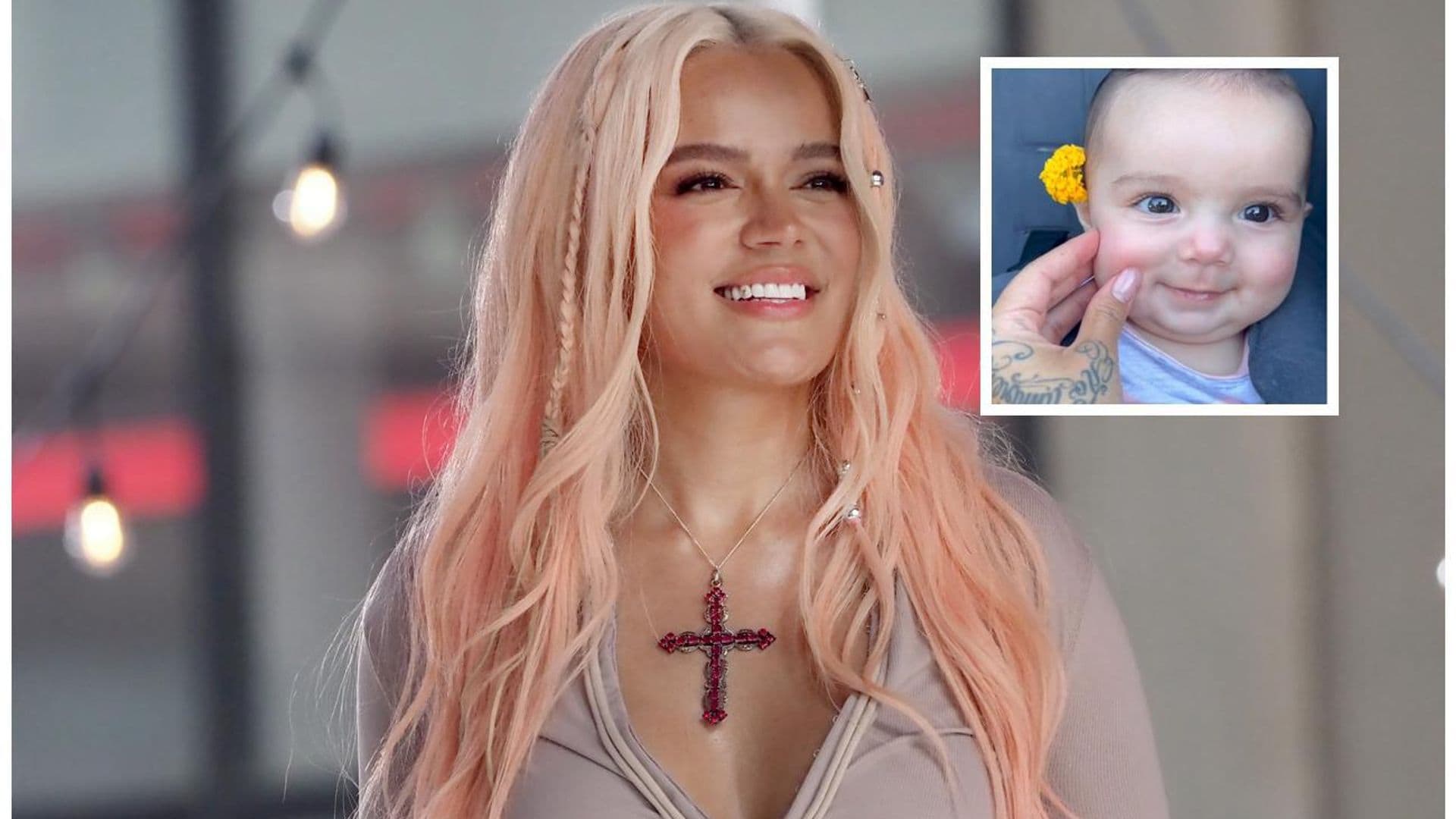 El tierno video de Karol G en el que presume su faceta de tía