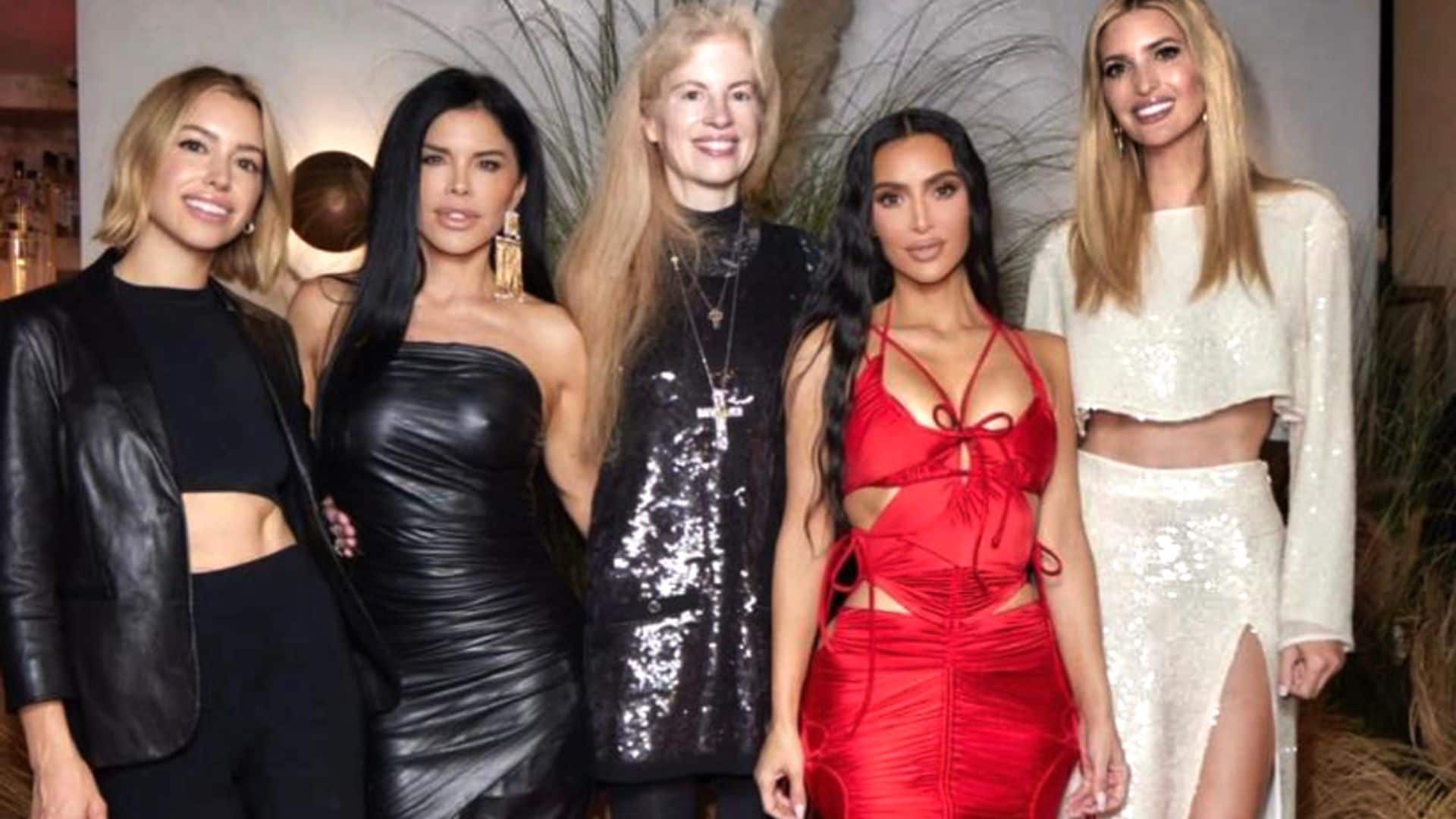Kim Kardashian, un cumpleaños de lujo con Ivanka Trump, Lauren Sánchez y casi todas sus hermanas