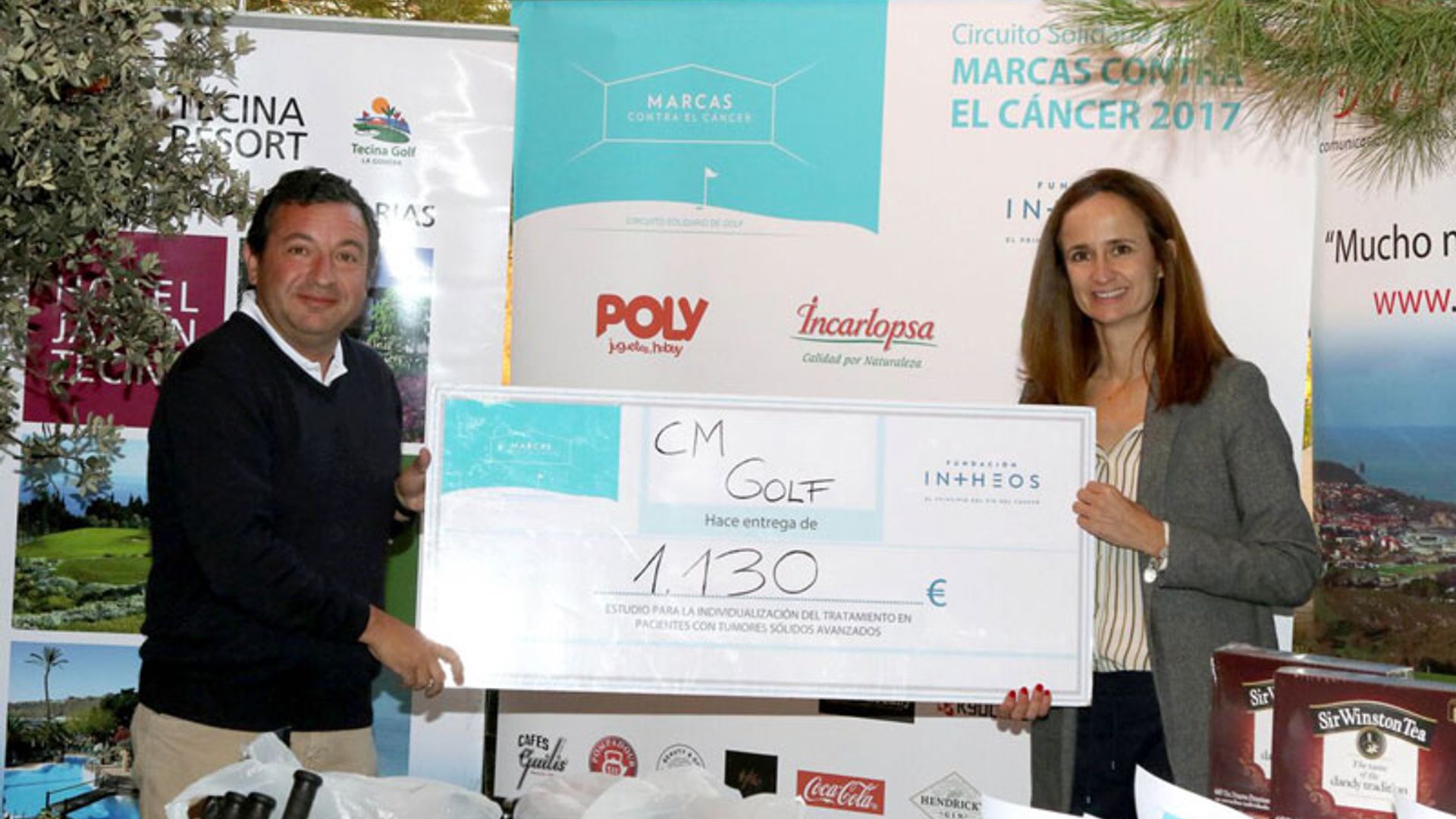 La fundación Intheos celebra en Valdecañas la final de su torneo de golf contra el cáncer