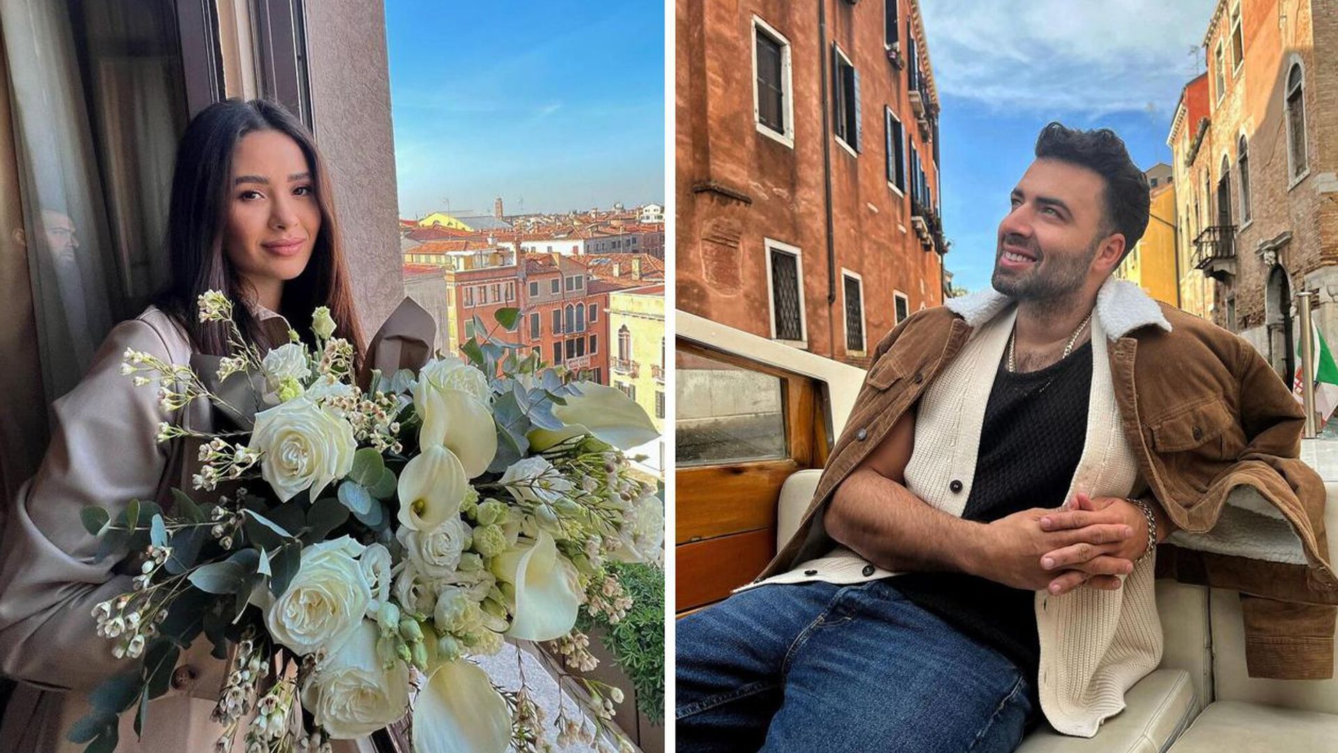 Jencarlos Canela y Danna Hernández le dan una nueva oportunidad al amor con Italia como testigo