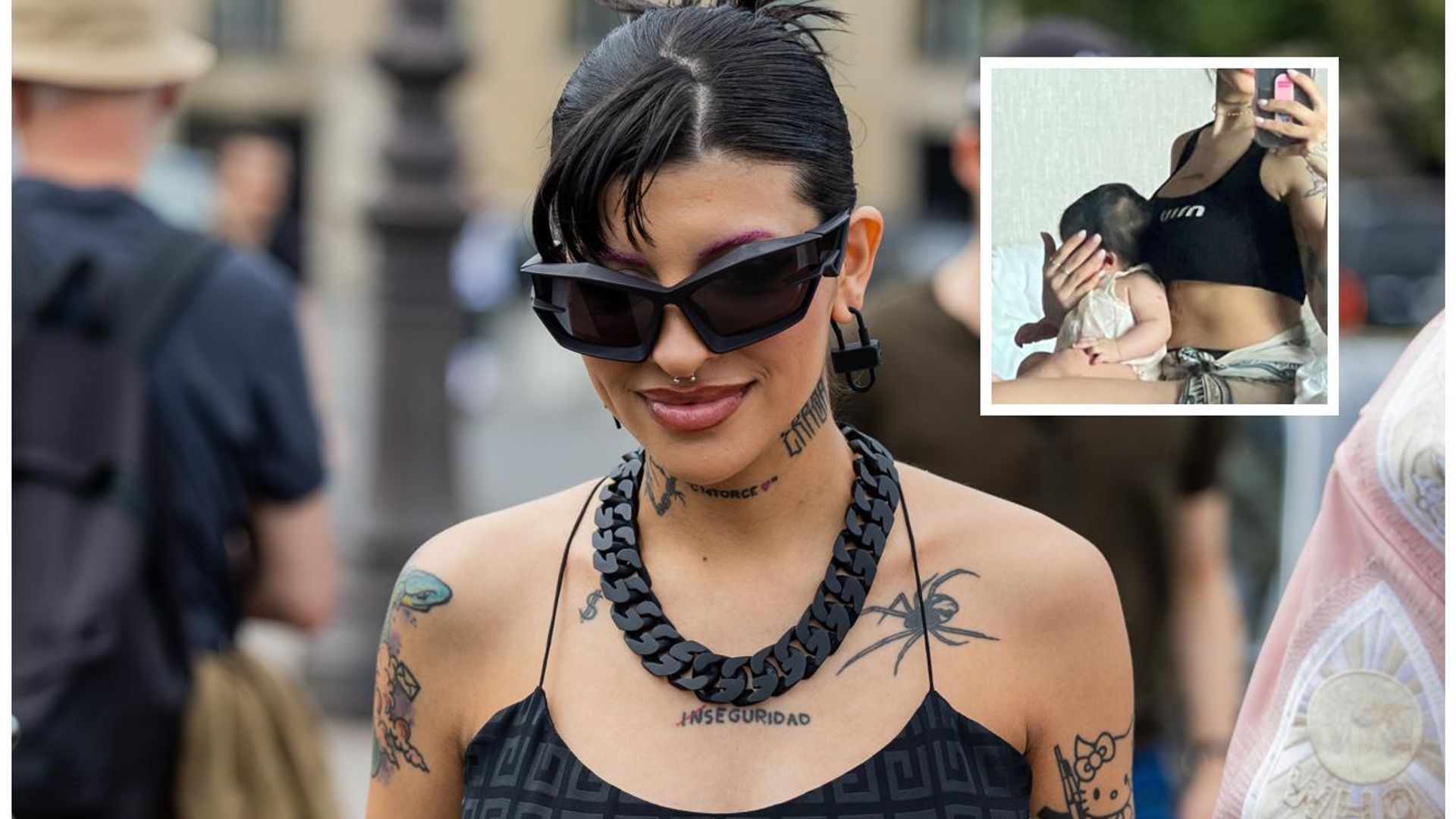 ¡Heredó la melena negra de mamá! Cazzu muestra lo grande que está su bebé