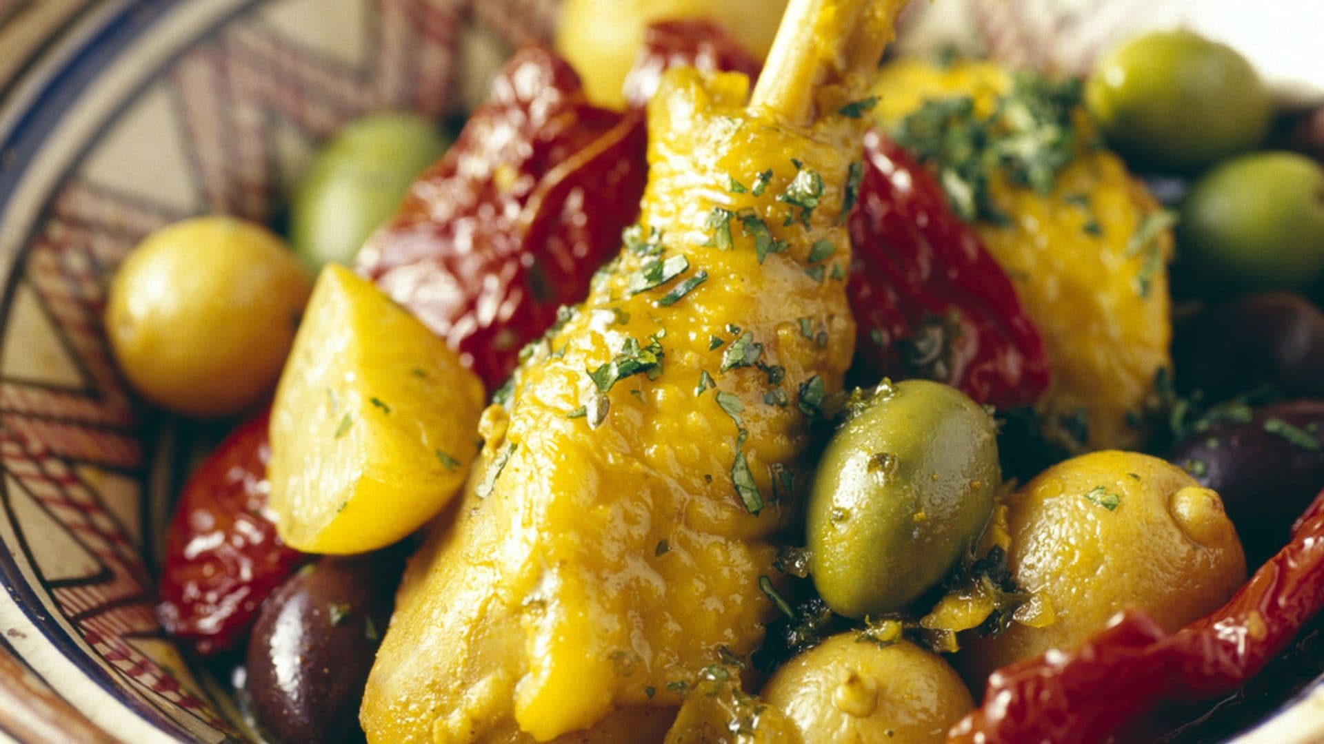 Tayín de pollo al estilo marroquí