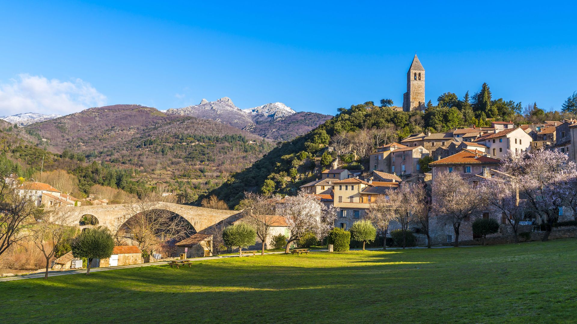Pueblo medieval de Olargues, Francia