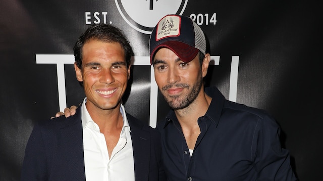 Rafa Nadal y Enrique Iglesias