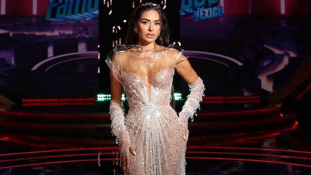 Galilea Montijo, espectacular con un vestido de la casa Iann Dey