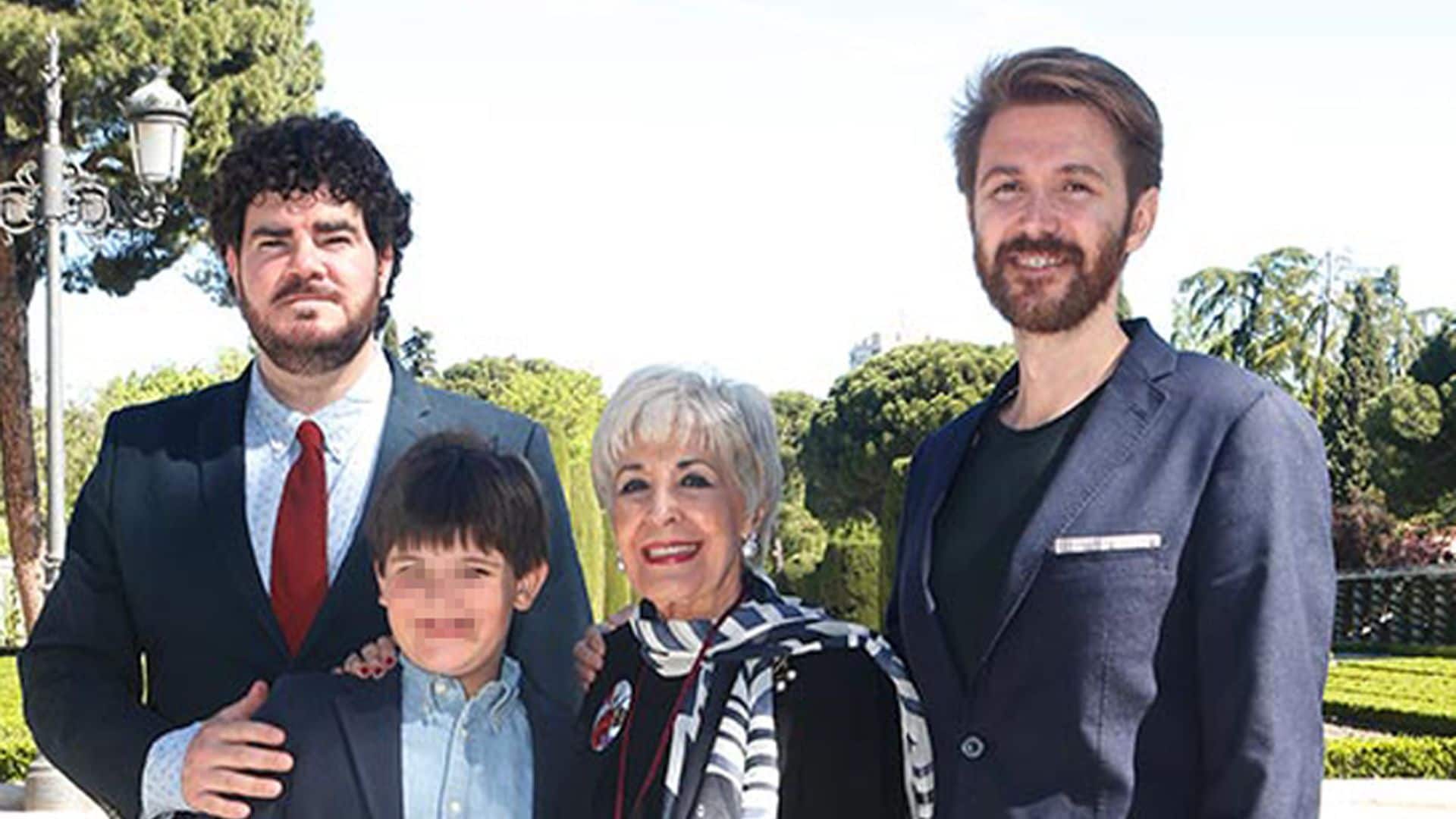 Manuel y Paco, los hijos de Concha Velasco que han estado a su lado hasta el último momento