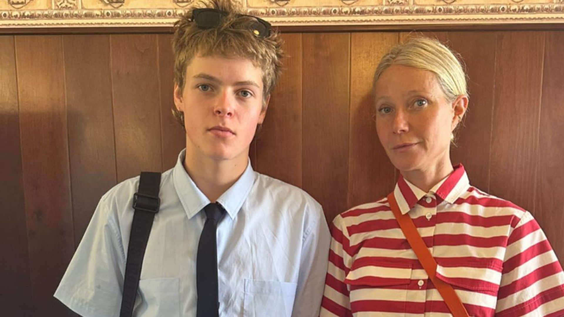 Gwyneth Paltrow presume de su hijo Moses y ¡es idéntico a Chris Martin!