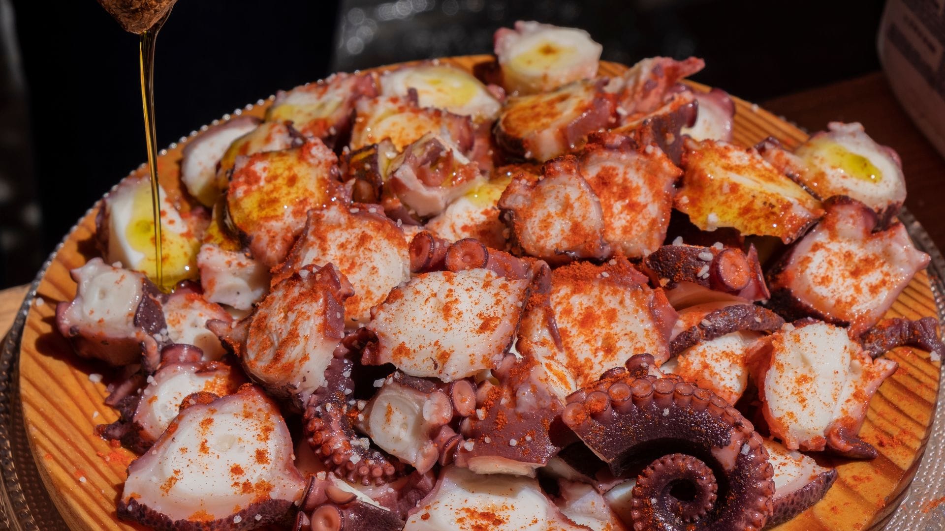 Pulpo a feira de O carballino, Ourense, Galicia