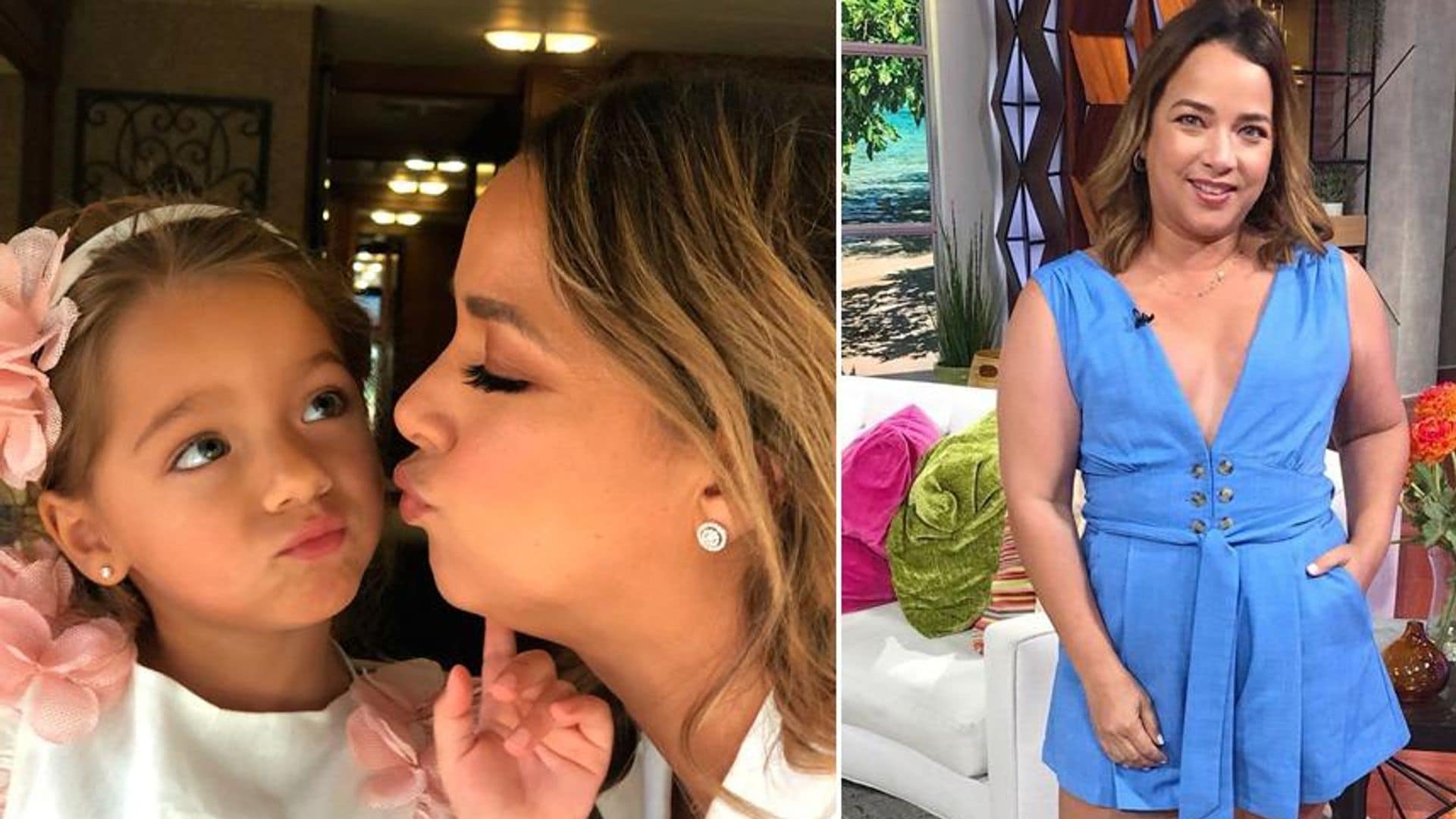 Adamari López y las tiernas llamadas por la mañana a su hija Alaïa