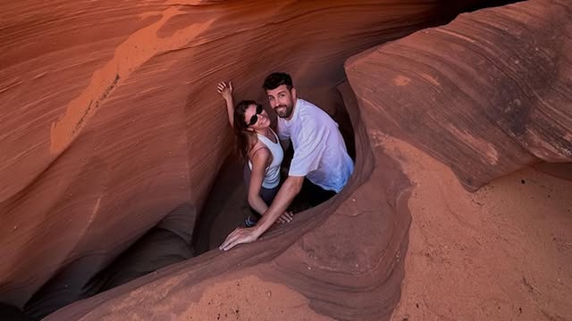 Gerard Piqué y Clara Chía se dejaron ver muy enamorados en su reciente viaje a Arizona