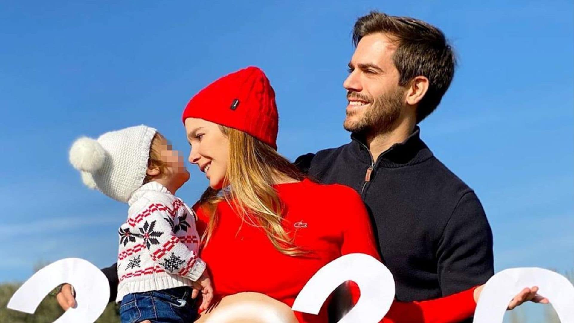 Natalia Sánchez y Marc Clotet celebran el primer 'añito' de Lia