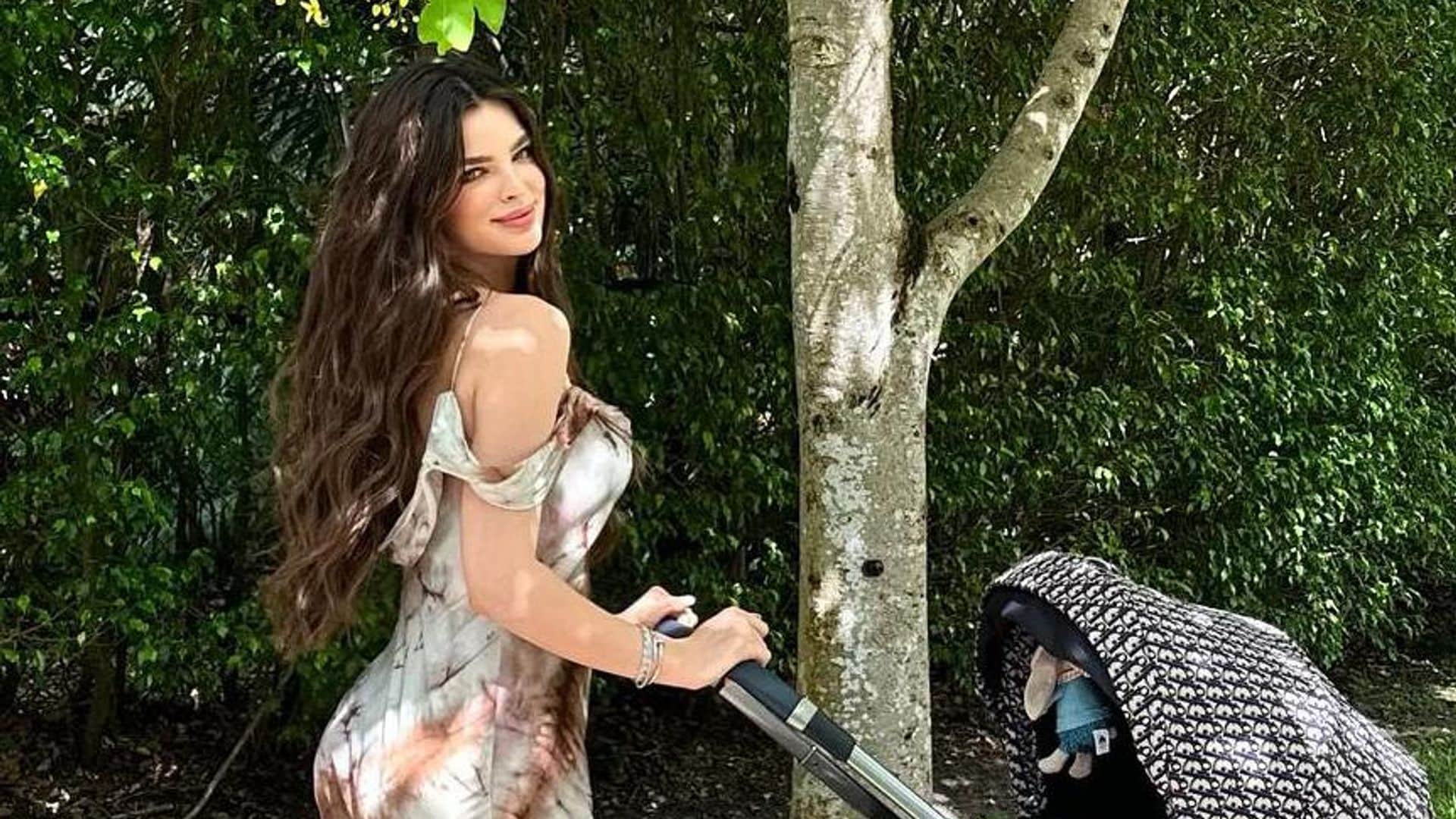 Guapísima, Nadia Ferreira pasea a ‘baby Muñiz’ en un lujoso carrito de 7 mil 700 dólares