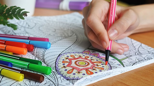 formas de colorear mandalas