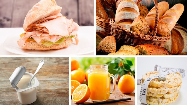 alimentos no sanos