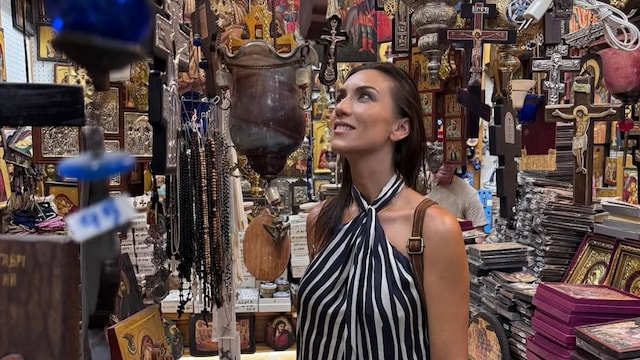 Patricia Pardo disfruta de unas vacaciones en Grecia junto a Christian Gálvez 